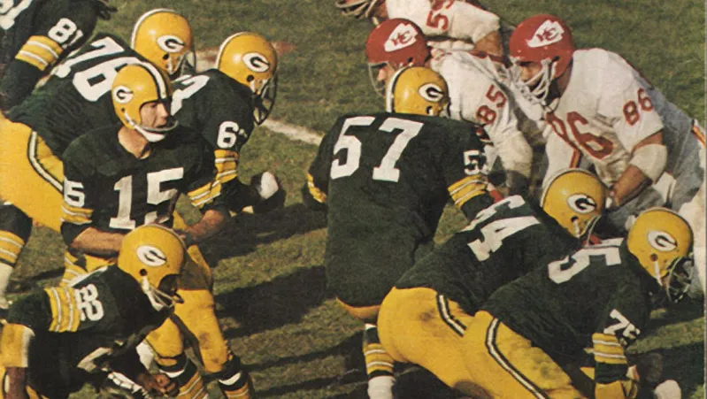 On-Field Image of the NFL's First Super Bowl.